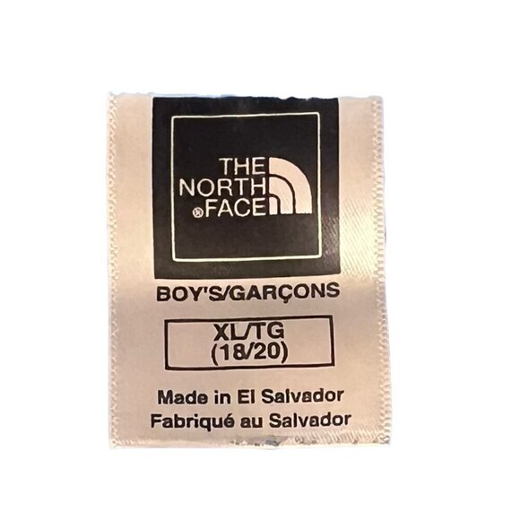 The North Face fleece quarter zip pullover Boys XL blue red sweatshirt Polartec - Picture 4 of 5